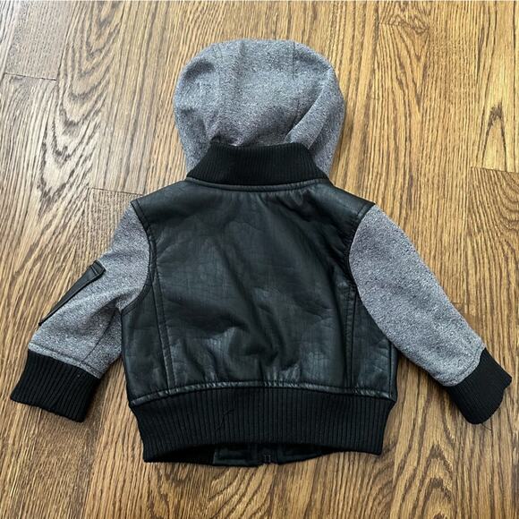 Urban Republic faux leather jacket, size 3-6 months - Picture 2 of 7
